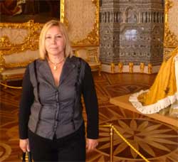 Reiseleiterin Irina Dill